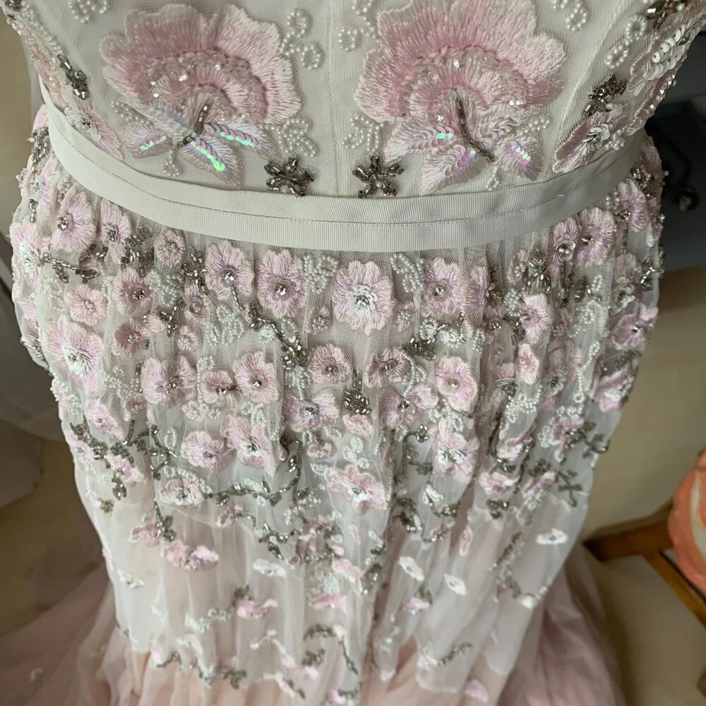 Needle & Thread trailing tiered gown - Picture 4 of 5